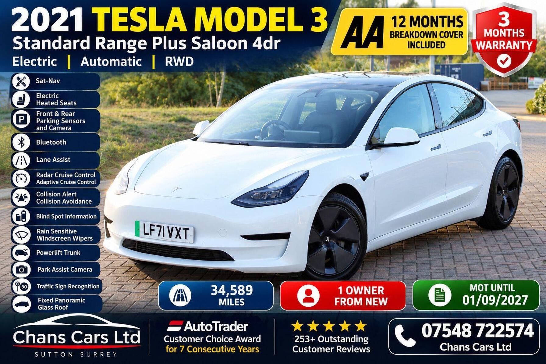 2021 Tesla Model 3
